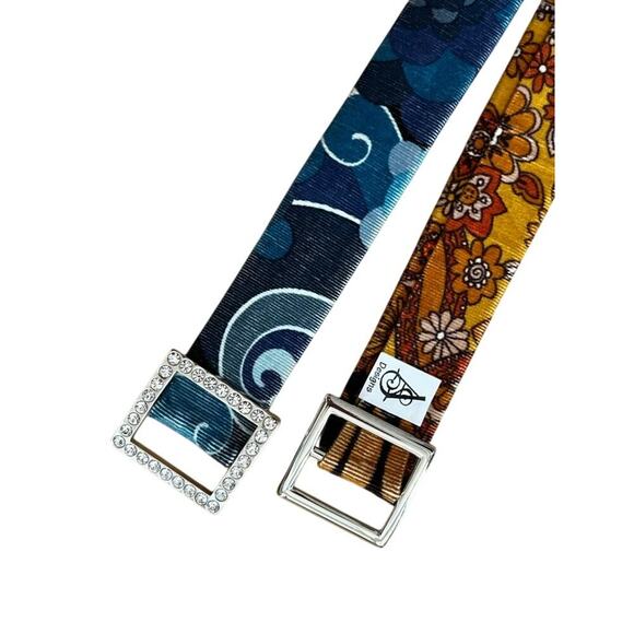Set of 2 colorful belts by AS Designs - Picture 1 of 5
